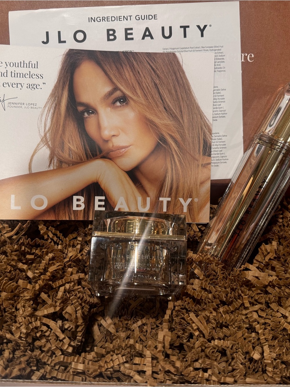 JLO Beauty That Blockbuster Hydrating Cream and That JLo Glow Brightening Serum